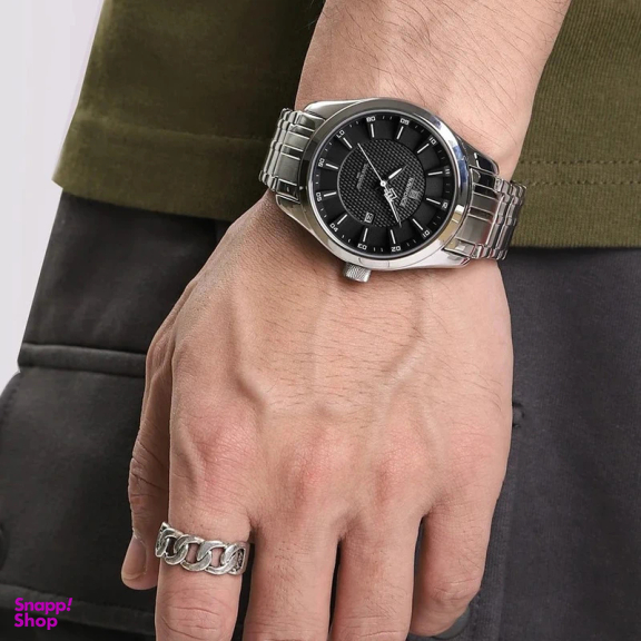 ساعت عقربه ای مردانه نیوی فورس کد nf8032sb رنگ نقره ای