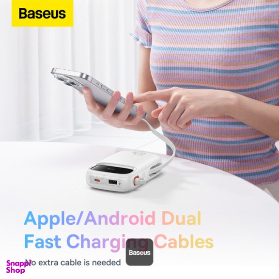 پاوربانک بیسوس مدل Qpow2 ظرفیت 20000 میلی آمپر ساعت