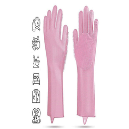دستکش نظافت مدل اسکاچ دار کد MD620