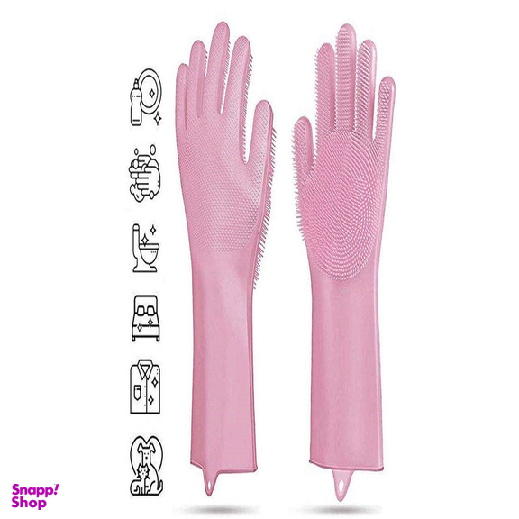 دستکش نظافت مدل اسکاچ دار کد MD620