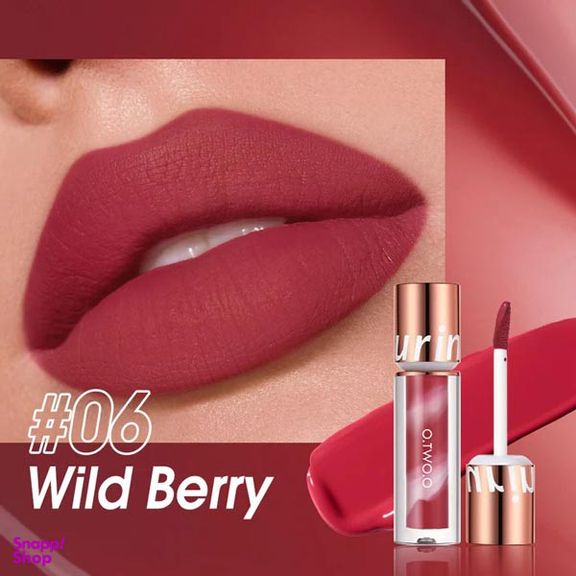 رژ لب مایع او تو او شماره 06 مدل Wild Berry