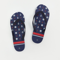 دمپایی مردانه ال سی وایکیکی مدل TURK135 رنگ سرمه ای