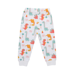 ست بلوز و شلوار طرح دایناسور کد 24204 رنگ نارنجی