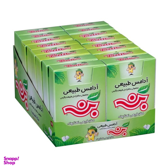 آدامس طبیعی بن طعم نعنا پونه مجموعه 16 عددی