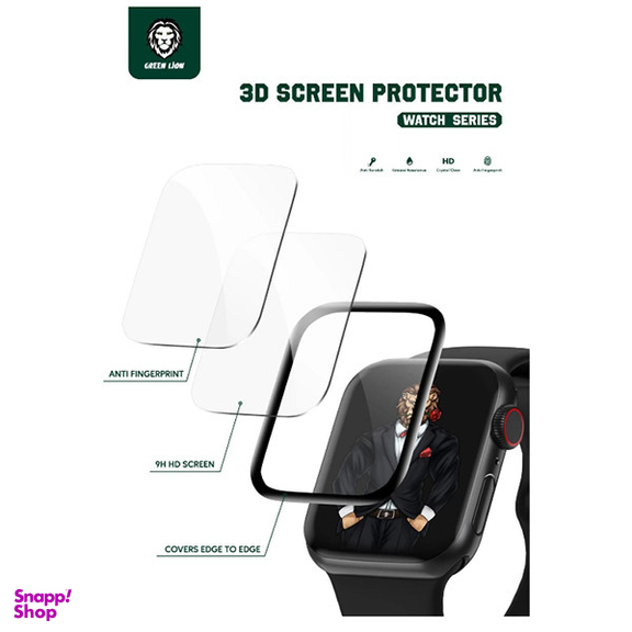 محافظ صفحه نمایش گرین مدل 3D Watch مناسب برای اپل واچ سایز 42 میلی متر