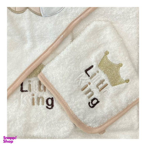 ست حوله 5 تکه کودک مدل little king کد 20