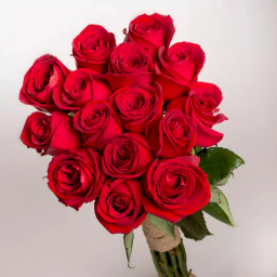 دسته گل رز طبیعی گل باختر کد 21323