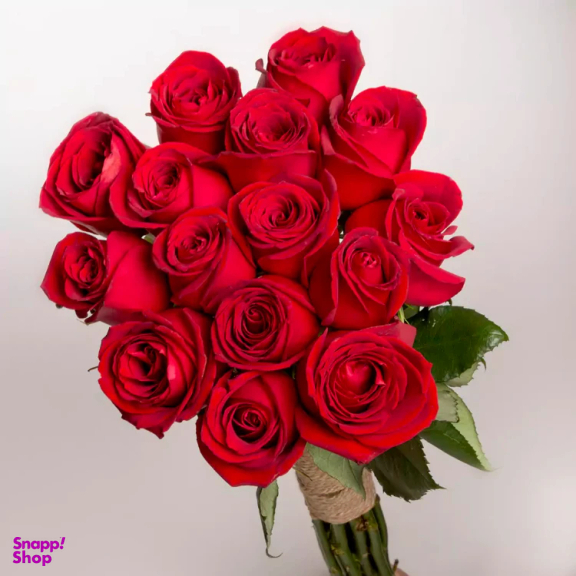 دسته گل رز طبیعی گل باختر کد 21323