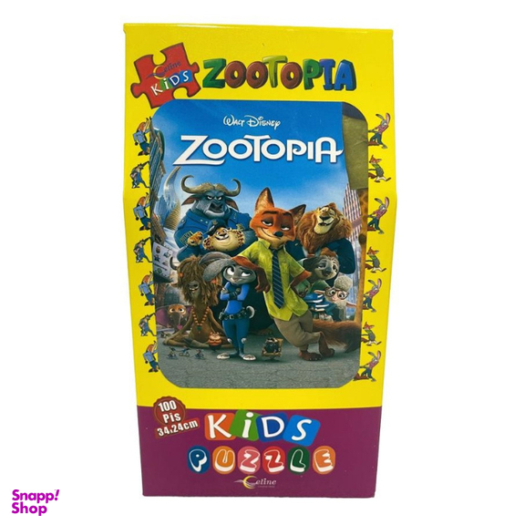 پازل 100 تکه سلین مدل zootopia