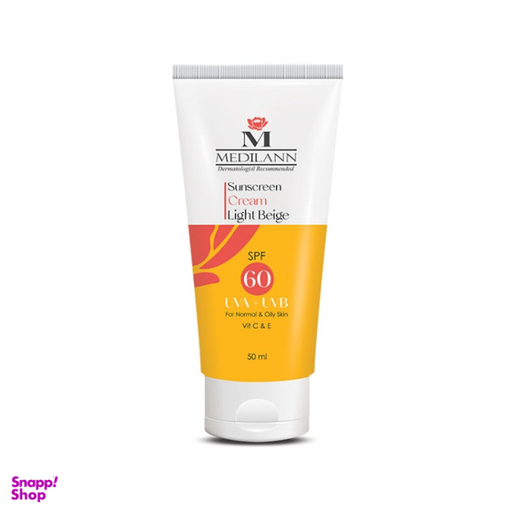 کرم ضد آفتاب رنگی مدیلن مدل G006 SPF60 حجم 50 میلی لیتر