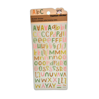 برچسب برجسته حروف انگلیسی کد ZW-BY05