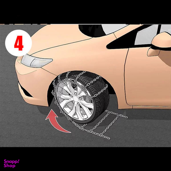 زنجیر چرخ مدل SNOW PRO مناسب برای رنو ساندرو استپ وی بسته دو عددی