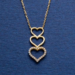 گردنبند طلا 18 عیار زنانه جواهری سون کد 2194