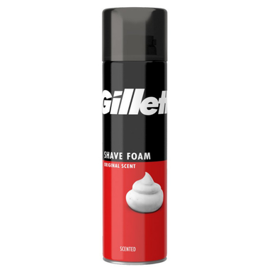 فوم اصلاح ژیلت مدل Orginal Scent حجم ۲۰۰ میلی لیتر