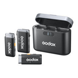میکروفون بی‌ سیم یقه‌ ای گودکس مدل Godox WEC 2-Person Wireless Microphone