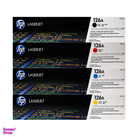 ست کارتریج اچ پی مدل HP 126A مجموعه 4 عددی