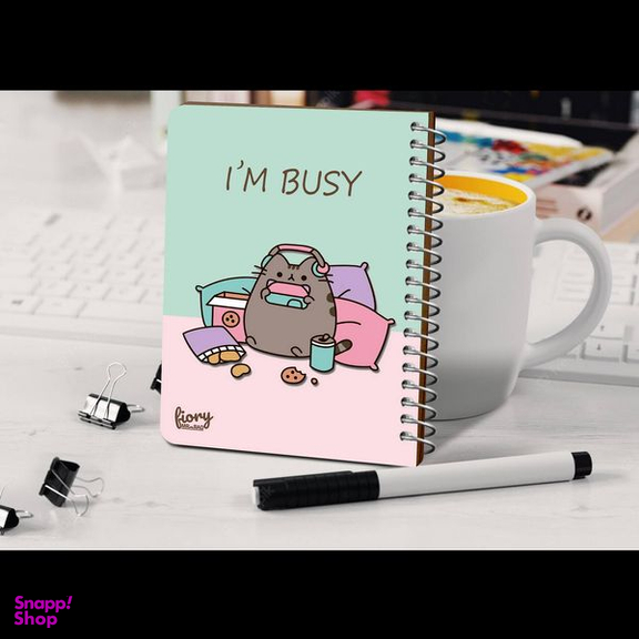 دفترچه یادداشت مستر راد طرح کرافت مدل گربه کیوت فانتزی کد Fiory 1928