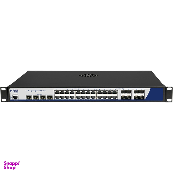 سوئیچ 24 پورت اچ آر یو آی مدل HR-AFGM-SWTG342408S-400