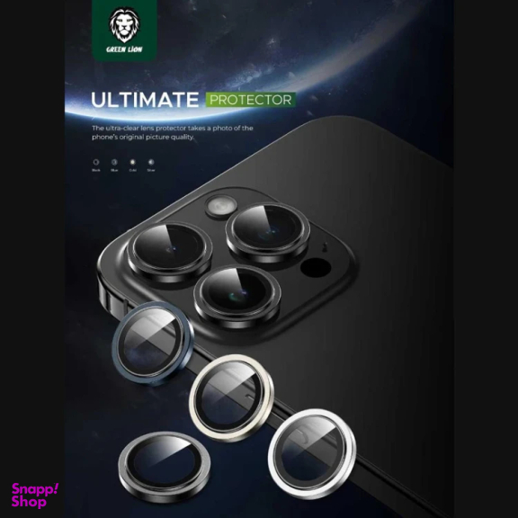 محافظ لنز دوربین گوشی موبایل گرین لاین مدل GNCMHDP15PM مناسب اپل iPhone 15 Pro / 15 Pro Max