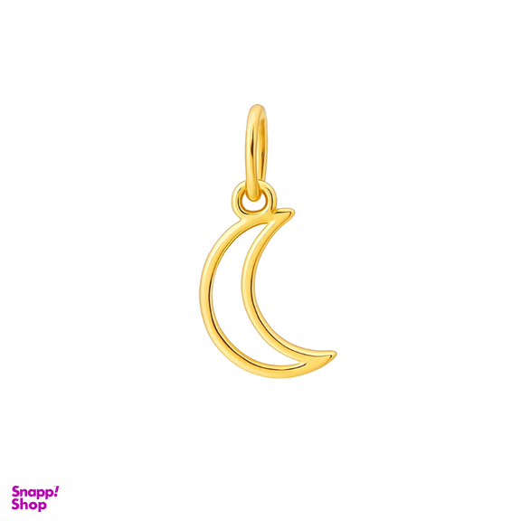 آویز گردنبند طلا 18 عیار زنانه دیانا مدل ماه کد 117