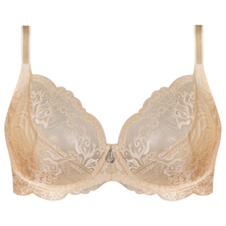 سوتین زنانه لین مدل فنردار کد 4680-513 رنگ کرم