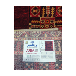 فرش ماشینی بزرگمهر کد 78007 زمینه شرابی