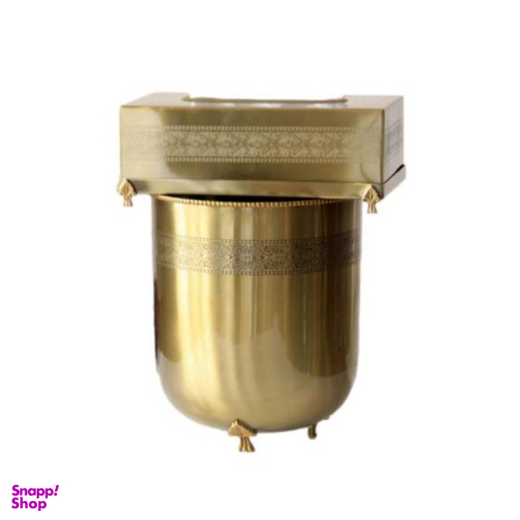 ست سطل و جای دستمال کاغذی سالینو کد 12265G