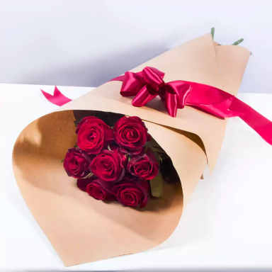 دسته گل رز طبیعی کد 6270