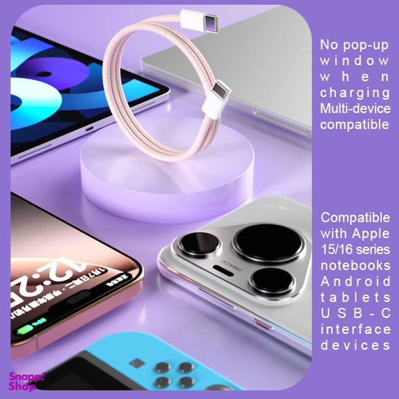 کابل تبدیل USB-C مدل PD27W طول 1 متر