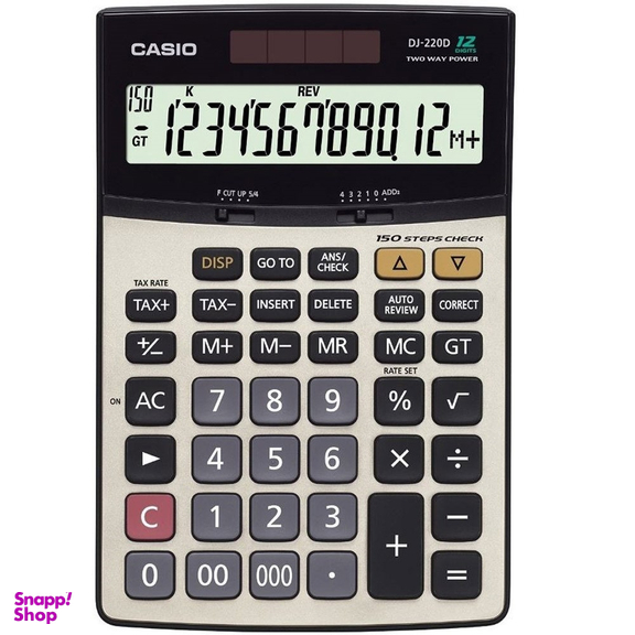 ماشین حساب طرح کاسیو مدل DJ-220D