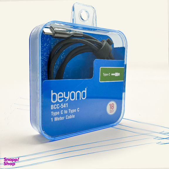 کابل شارژ چرمی Type-C بیاند مدل BCC-542 LT طول 2 متر
