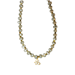 گردنبند طلا 18 عیار زنانه پانسی طرح پروانه کد nem01