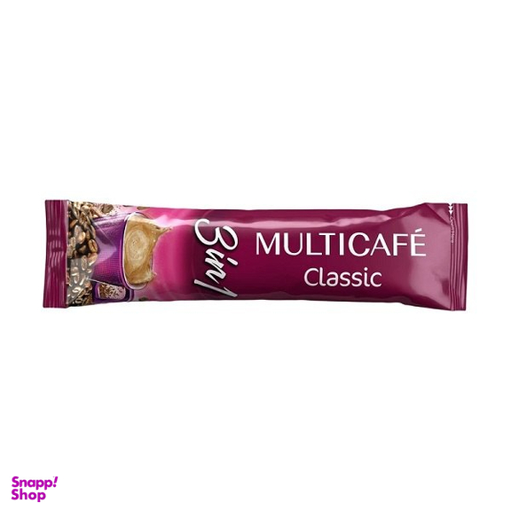 کافی میکس 3 در 1 مولتی کافه وزن 18 گرم بسته 12 عددی