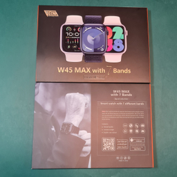 ساعت هوشمند ورنا مدل W45 max به همراه 7 بند