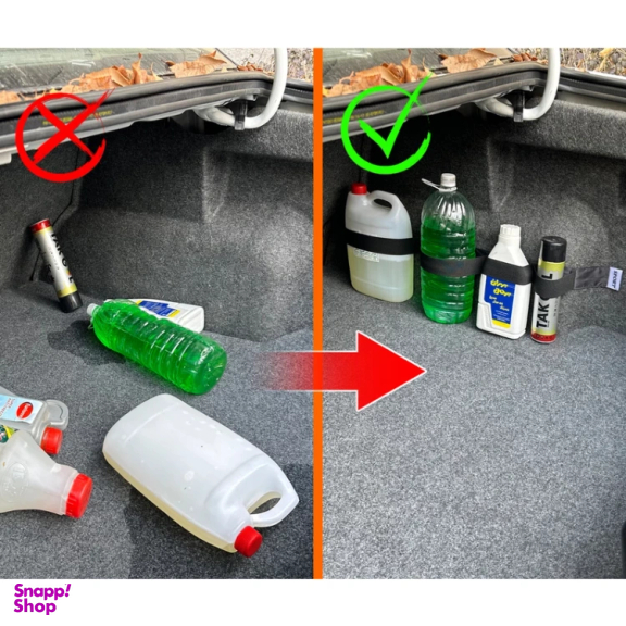 کمربند نظم دهنده صندوق عقب خودرو اسپرت مدل چسبی کش دار 01 بسته 2 عددی