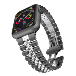 بند ساعت هوشمند طرح رولکس پنج بید مناسب اپل واچ