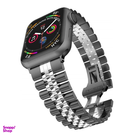 بند ساعت هوشمند طرح رولکس پنج بید مناسب اپل واچ