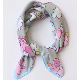 بیبی اسکارف دخترانه طرح یونیکورن کد 1045