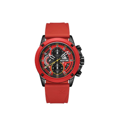 ساعت عقربه ای مردانه اکستری کد X6065-E رنگ قرمز مشکی