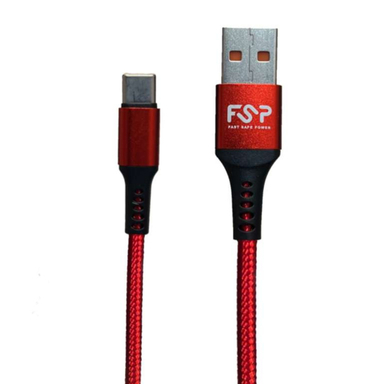 کابل تبدیل USB به Type-C اف اس پی مدل C-50 طول 1 متر