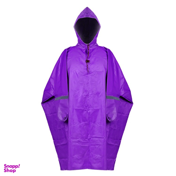 پانچو موتورسواری طرح نورث فیس کد 210 رنگ بنفش