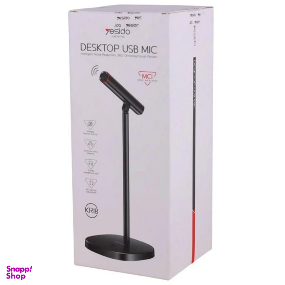 میکروفون رومیزی یسیدو مدل Type-C KR18