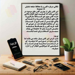 محافظ صفحه نمایش شهر گلس مدل SUPERPLUSNS مناسب موبایل اپل iPhone 13 Pro Max / 14 Plus