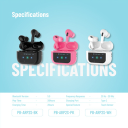 ایرفون بلوتوثی پرودو مدل Earbuds Pro2