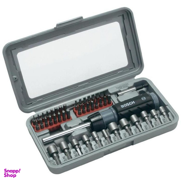 سری پیچ گوشتی و بکس بوش مدل 2607019504 مجموعه 46 عددی