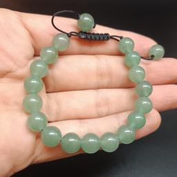دستبند مدل سنگ آونتورین رنگ سبز