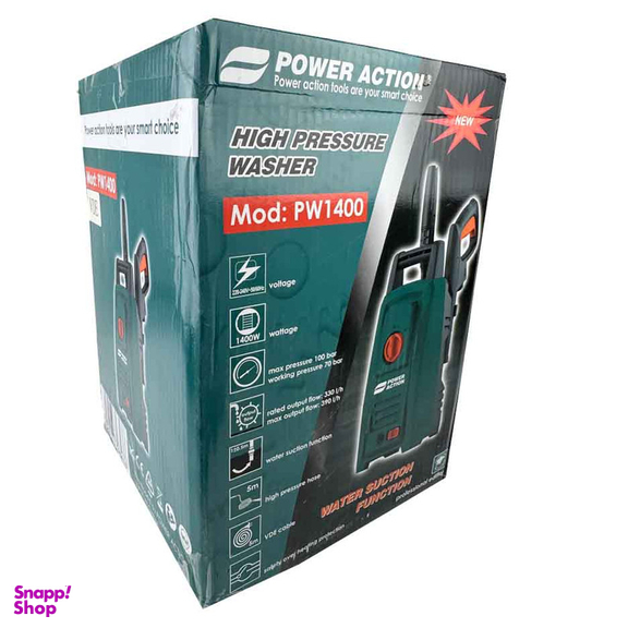 کارواش 100 بار 1400 وات پاور اکشن مدل PW1400