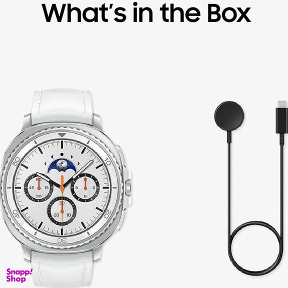 ساعت هوشمند سامسونگ مدل Galaxy Watch 8 Classic سایز 46 میلی‌ متر به همراه بند چرم
