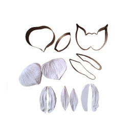 قالب فوندانت به گز مدل ست گل ارکیده اسلیپر مجموعه 13 عددی