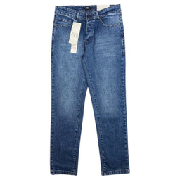 شلوار جین مردانه مدل اسلیم فیت طرح ZARA کد 10844 رنگ آبی